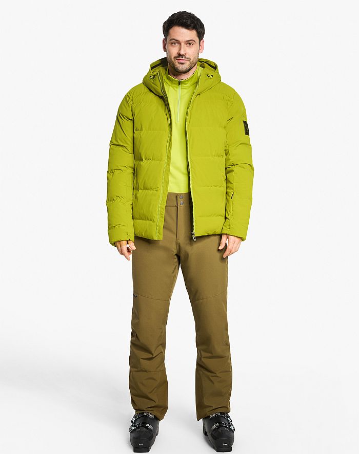 Mens ski-outfit Ziener TYRES Z Man Electric Grass Ski Jacket Herren