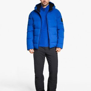 Mens ski-outfit Ziener TYRES Z Man Colbalt Blue Ski Jacket Herren