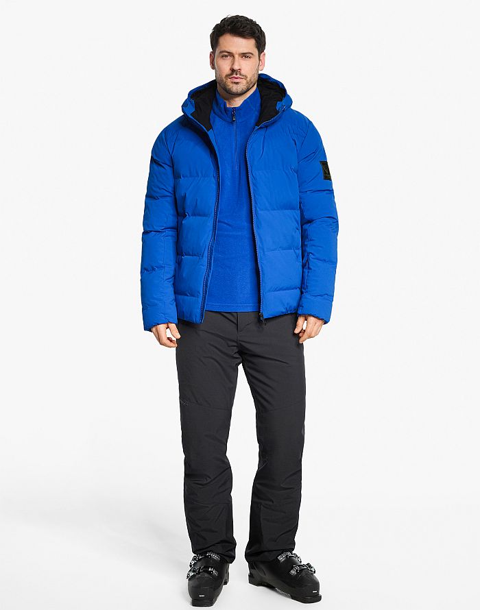 Mens ski-outfit Ziener TYRES Z Man Colbalt Blue Ski Jacket Herren