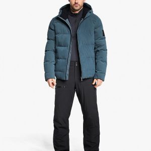 Mens ski-outfit Ziener TYRES Z Man Iron Sky Cord Ski Jacket Herren