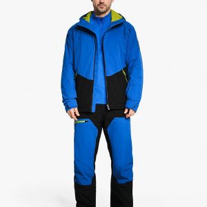 Mens ski-outfit Ziener TOBIN Z Man Colbalt Blue Blau Ski Jacket Herren Skijacke