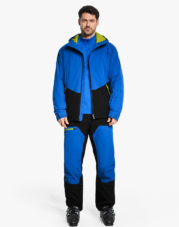 Mens ski-outfit Ziener TOBIN Z Man Colbalt Blue Blau Ski Jacket Herren Skijacke