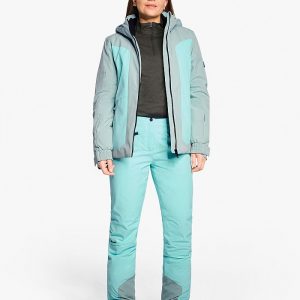 Ladies ski-outfit Ziener TARLA Z Lady Dried Eucolyptus Grun Ski Jacket Ski Jacket Damen Skijacke