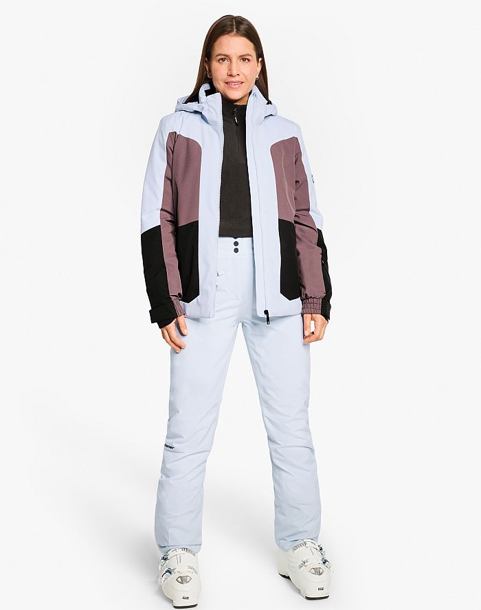 Ladies ski-outfit Ziener TARLA Z Lady Frosty Glacier Blue Blau Ski Jacket Ski Jacket Damen Skijacke