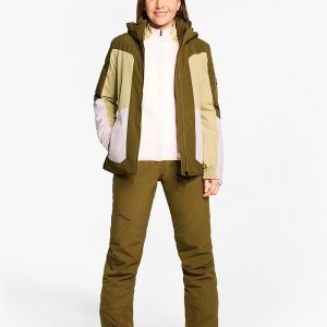 Ladies ski-outfit Ziener TARLA Z Lady Seaweed Green Grun Ski Jacket Ski Jacket Damen Skijacke