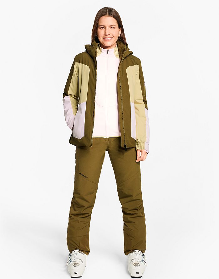 Ladies ski-outfit Ziener TARLA Z Lady Seaweed Green Grun Ski Jacket Ski Jacket Damen Skijacke