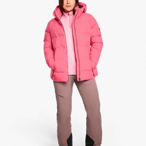 Ladies ski-outfit Ziener TRAVA Z Lady Strawberry Sobert Shine Pink Rosa Ski Jacket Damen Skijacke
