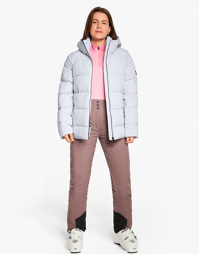 Ladies ski-outfit Ziener TRAVA Z Lady Frosty Glacier Blue Ski Jacket Damen Skijacke
