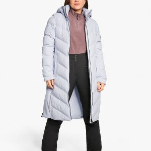 Ladies ski-outfit Ziener TELSE Z Lady Frosty Glacier Blue Ski Mantel Damen Skijacke