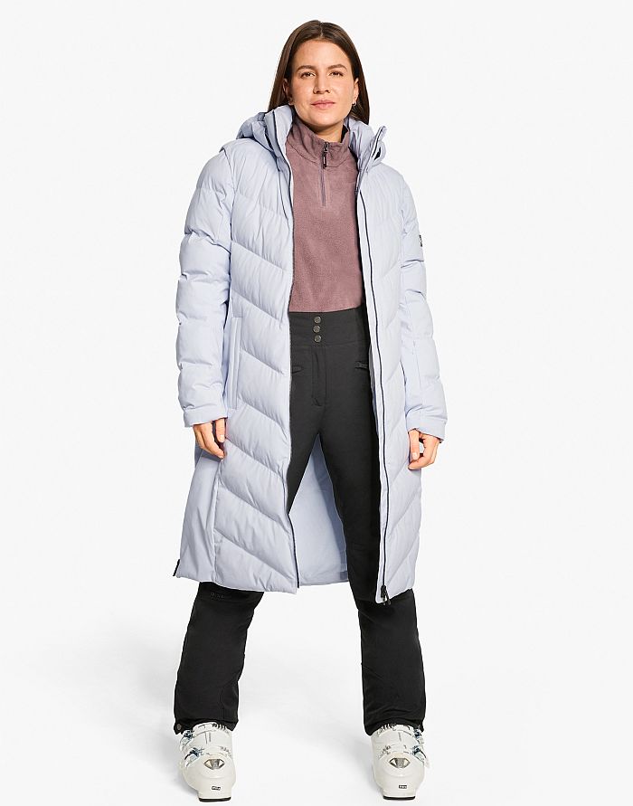 Ladies ski-outfit Ziener TELSE Z Lady Frosty Glacier Blue Ski Mantel Damen Skijacke