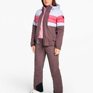Ladies ski-outfit Ziener TINDIA Z Lady Dusty Violet Lila Purple Ski Jacket Ski Jacket Damen Skijacke