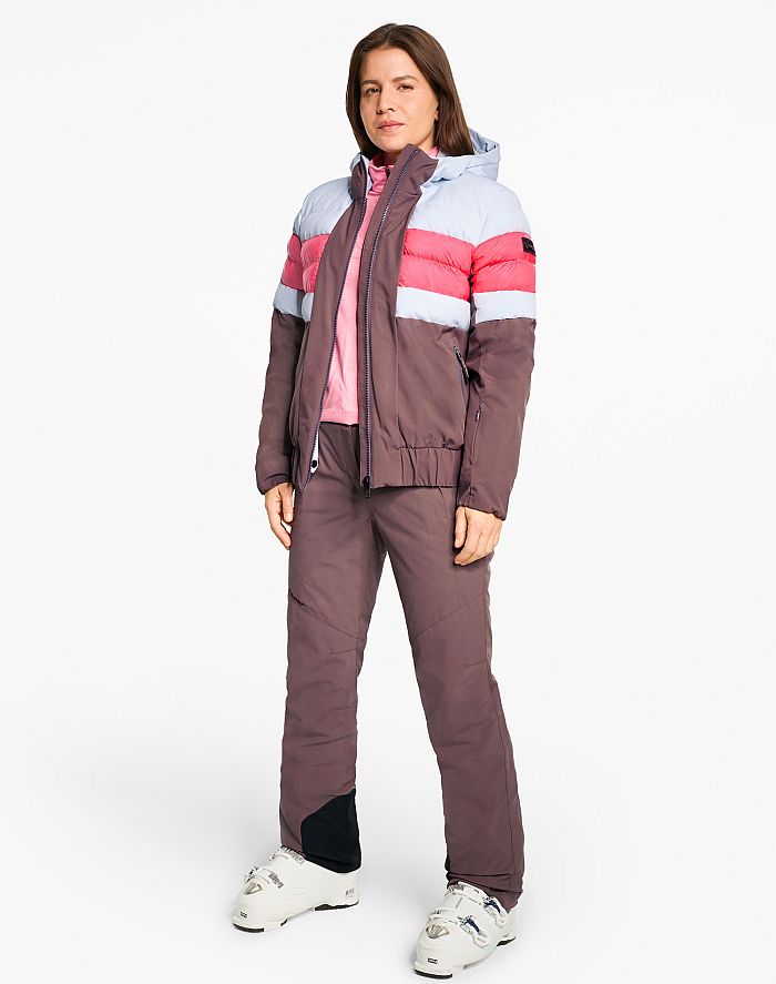 Ladies ski-outfit Ziener TINDIA Z Lady Dusty Violet Lila Purple Ski Jacket Ski Jacket Damen Skijacke