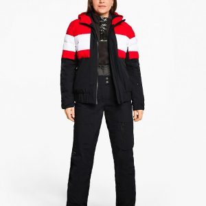 Ladies ski-outfit Ziener TINDIA Z Lady Rot Red Ski Jacket Ski Jacket Damen Skijacke