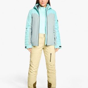 Ladies ski-outfit Ziener TOBINA Z Lady Dried Eucolyptus Grun Ski Jacket Ski Jacket Damen Skijacke