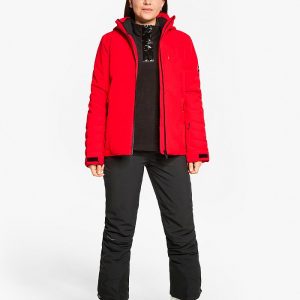 Ladies ski-outfit Ziener TOBINA Z Lady Red Rot Ski Jacket Ski Jacket Damen Skijacke