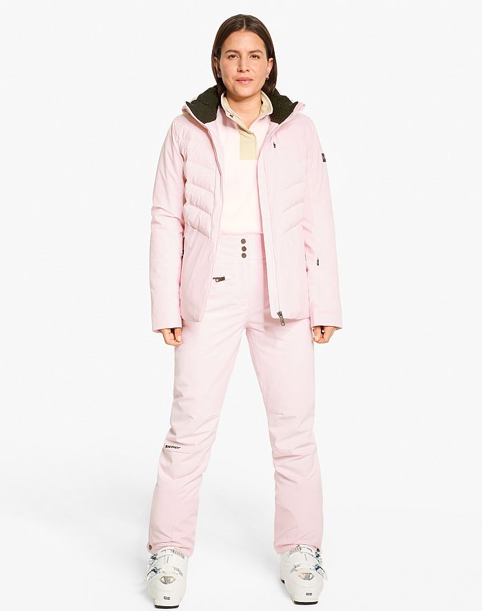 Ladies ski-outfit Ziener TOKKI Z Lady Shell Pink Rosa Ski Jacket Damen Skijacke
