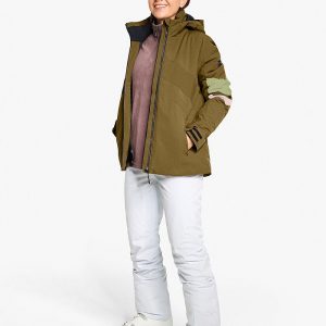 Ladies ski-outfit Ziener TARAINA Z Lady Seaweed Green Grun Ski Jacket Damen Skijacke
