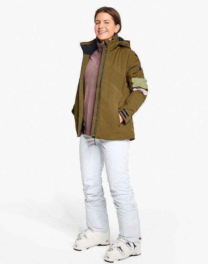 Ladies ski-outfit Ziener TARAINA Z Lady Seaweed Green Grun Ski Jacket Damen Skijacke