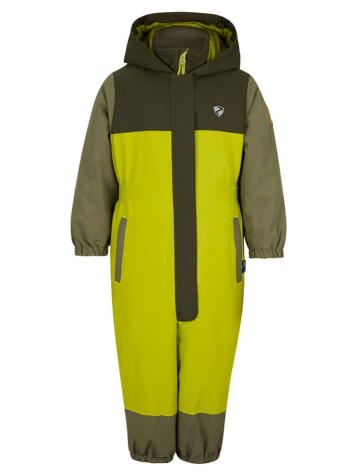 Infant ski-outfit Ziener ANUP Z Mini Electric Grass Grun Ski Overall Mini Ski SchneeOverall