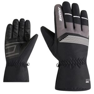 Ziener GEVIN Z Black White Skihandschuhe Warm