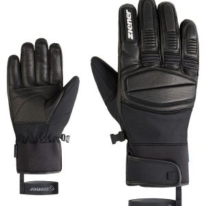 Schwarz Ziener Gomin AS Black Ziener AquaShield Skihandschuhe Schwarz 12